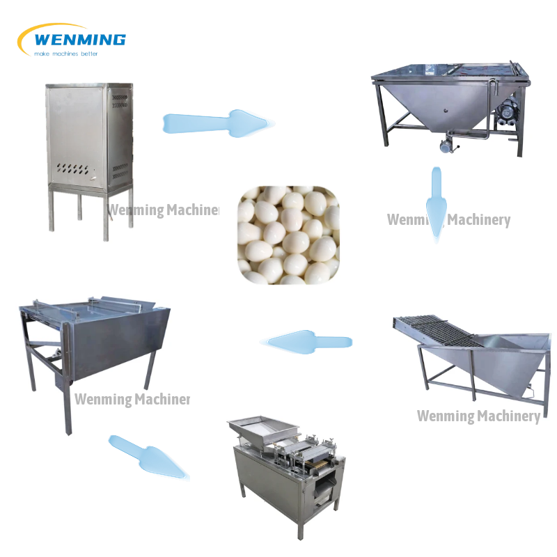 Quail Egg Shelling Machine