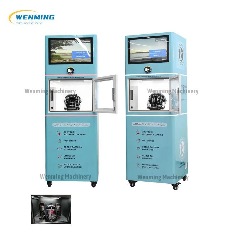Self-Service Helmet And Glove Cleaning Machine