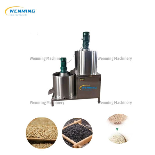 White Sesame Skin Peeling Cleaning And Peeler Machine