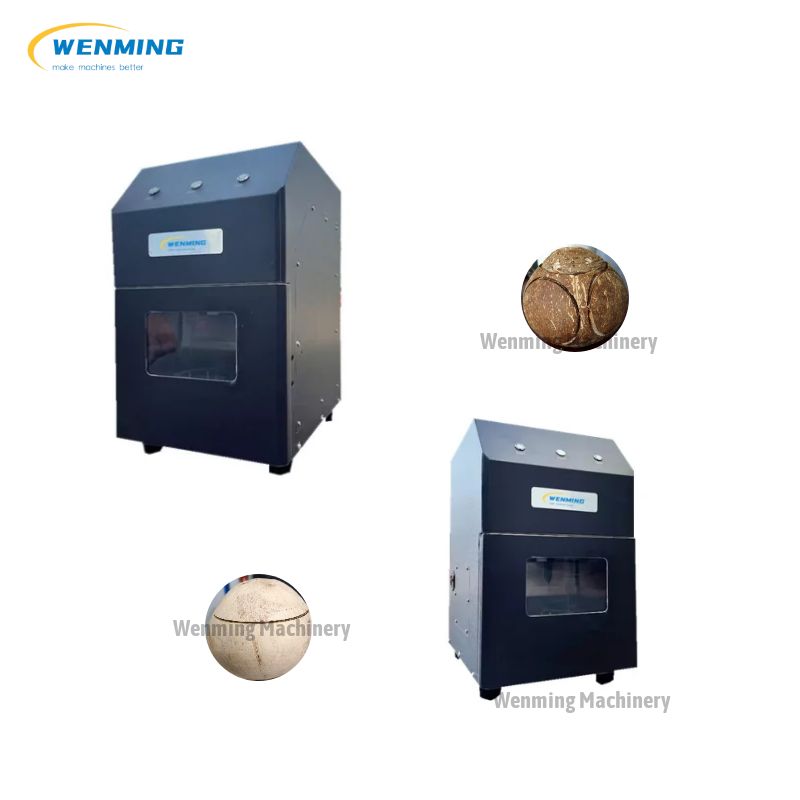 Industrial coconut opening machine