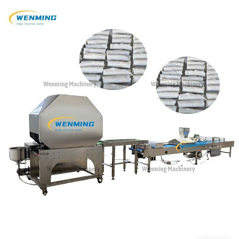 Spring Roll Machine Filling and Forming