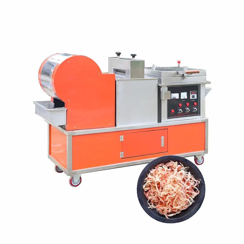 Squid Shredding And Roasting Machine