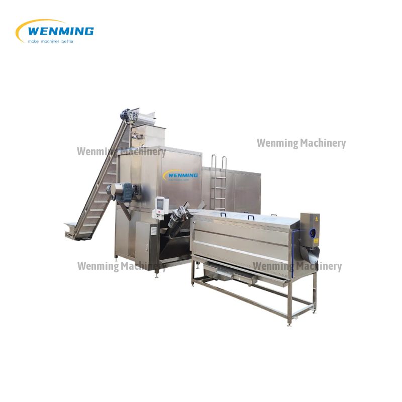 Yellow Peach Steam Peeling Machine