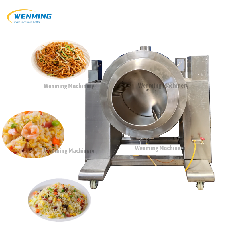  Automatic Wok Cooking Machine 