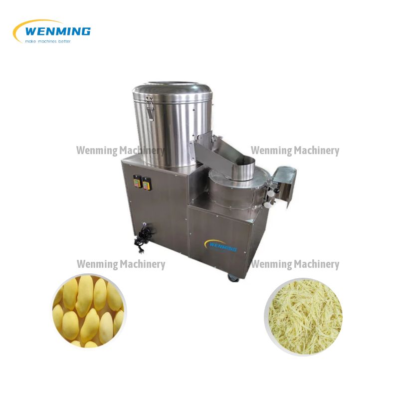 Automatic Potato Peeling And Slicing Machine