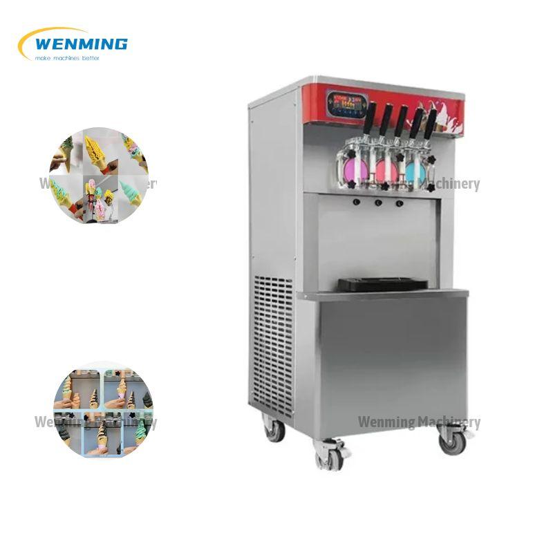 Five-Color Ice Cream Machine