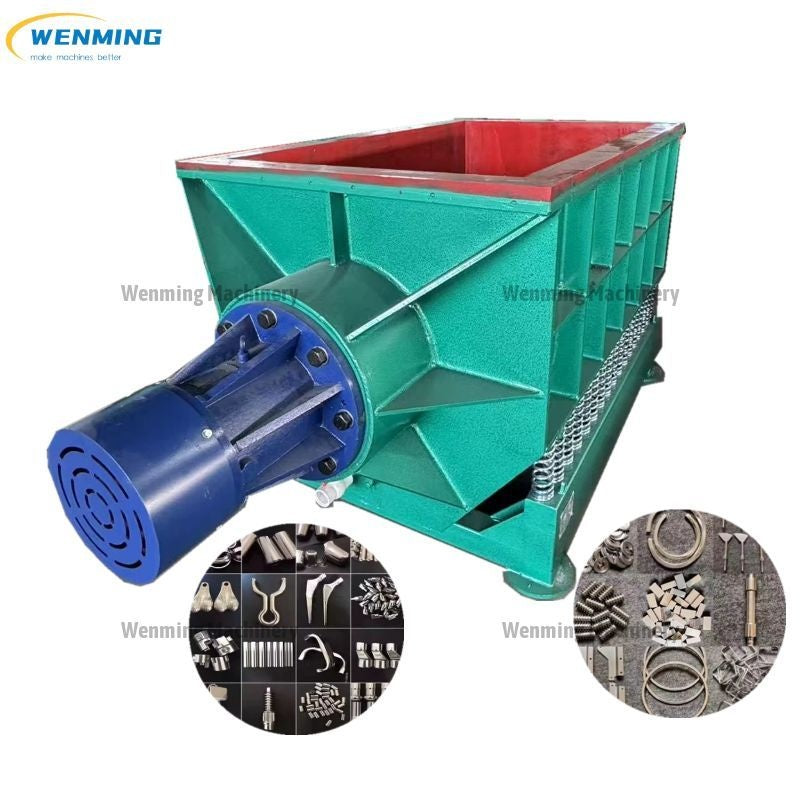 Metal Surface Deburring Tube Vibratory Trough Machine 
