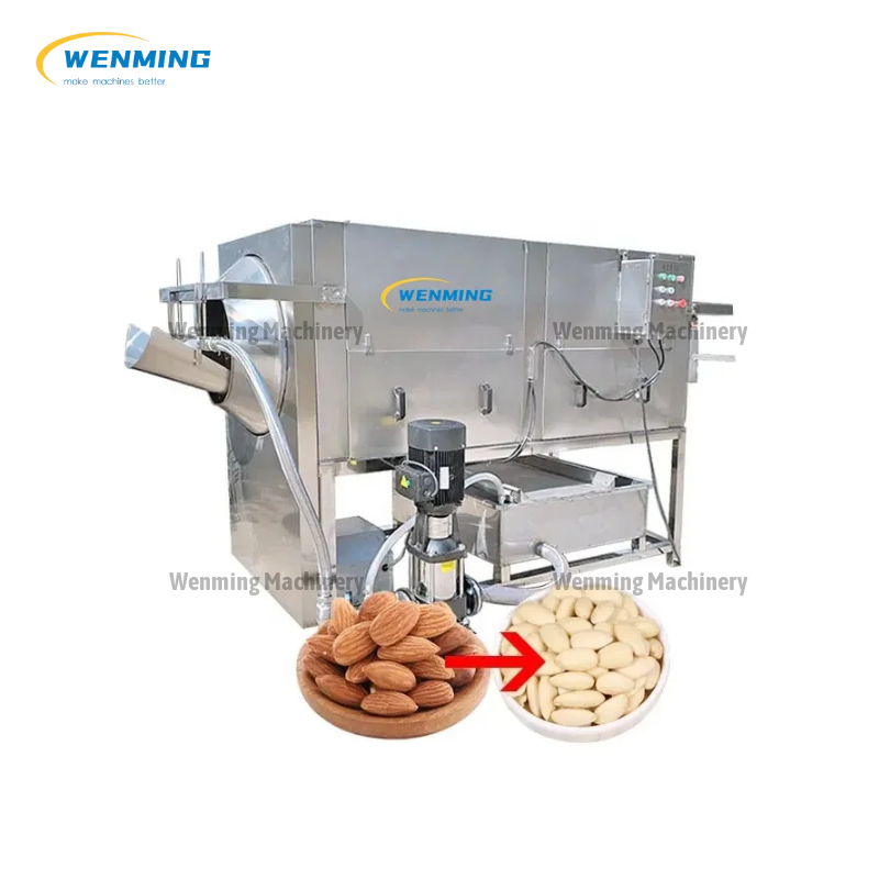 Rinsing Nut Kernel Skin Removing Machine