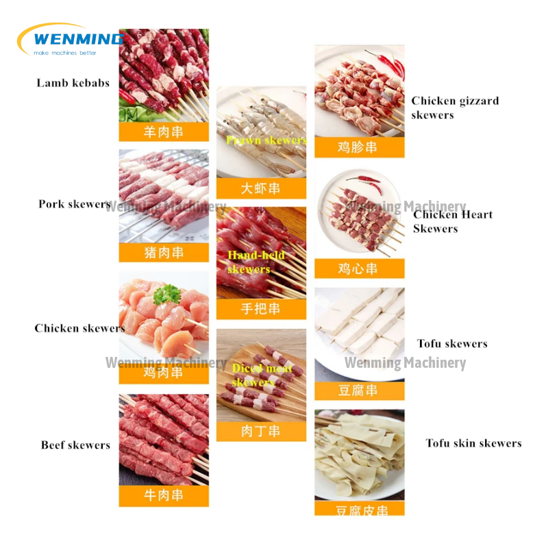 Shrimp Skewer Making Machine
