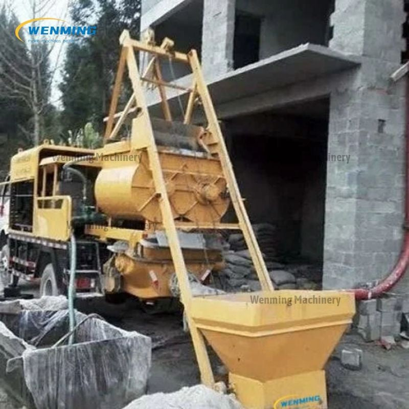 diesel concrete mixer pump