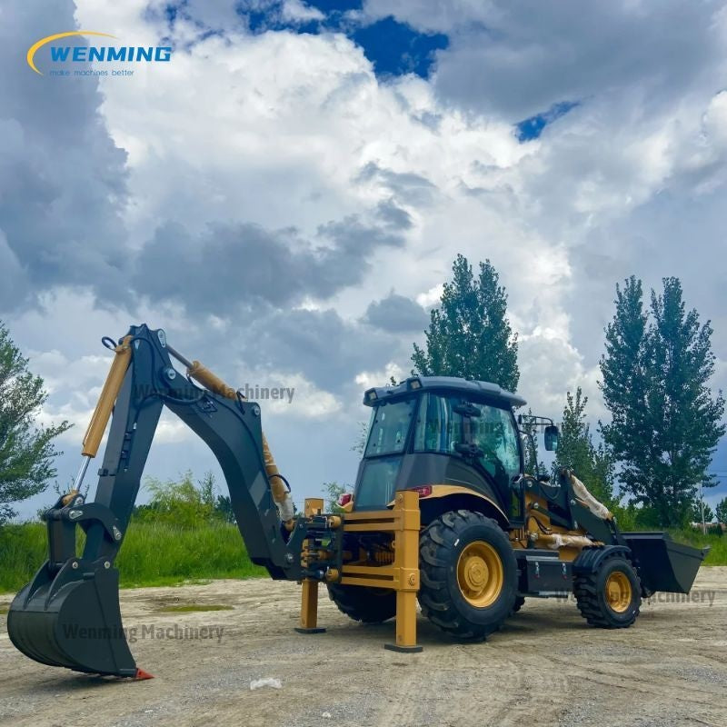 front loader and backhoe