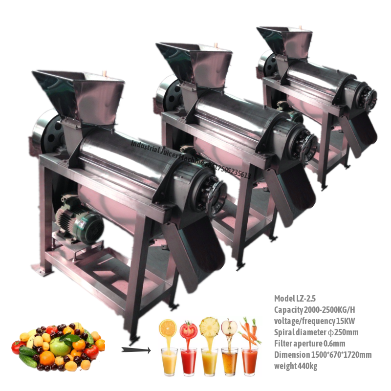 Extractor de zumos multifrutas - ZJ-145 - Guangdong Henglian Food Machinery  Co., Ltd.