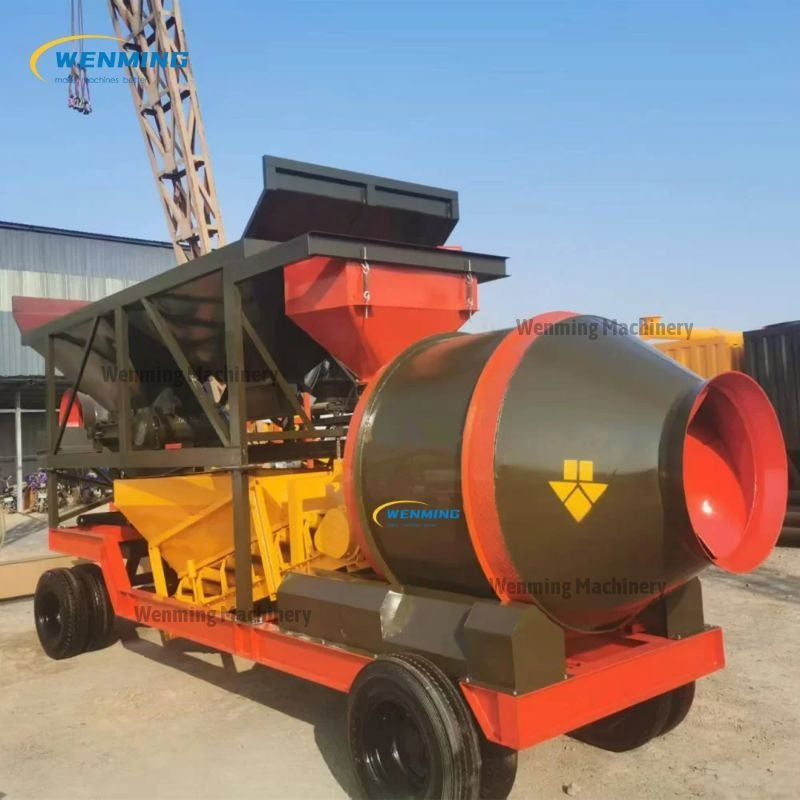 Mobile Batching Plant for Sale Portable Concrete Plant with Drum Mixer