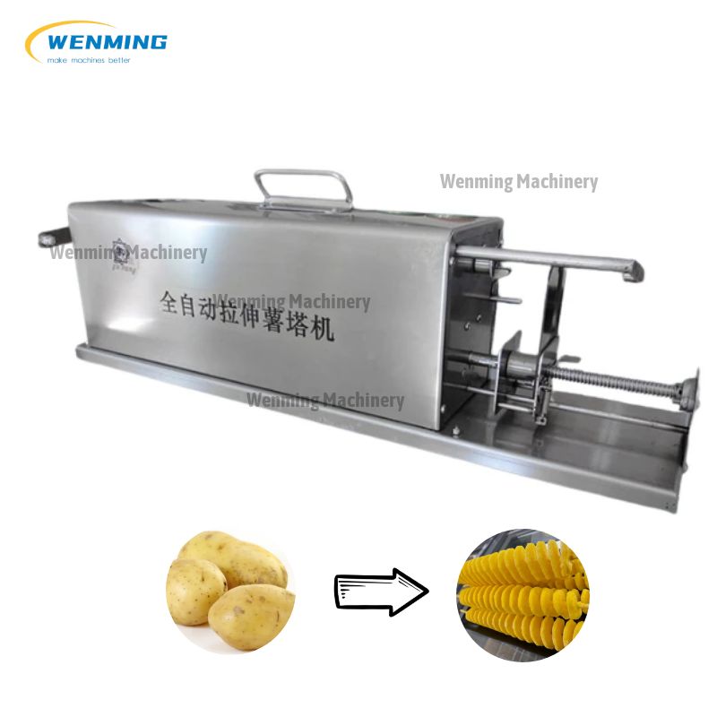 Automatic Spiral Potato Machine Potato Slicer Machine – WM machinery