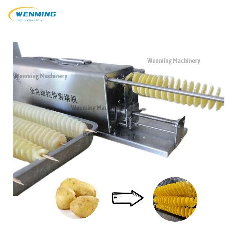 Potato Twister Machine Electric Potato Chips Cutting Machine – WM
