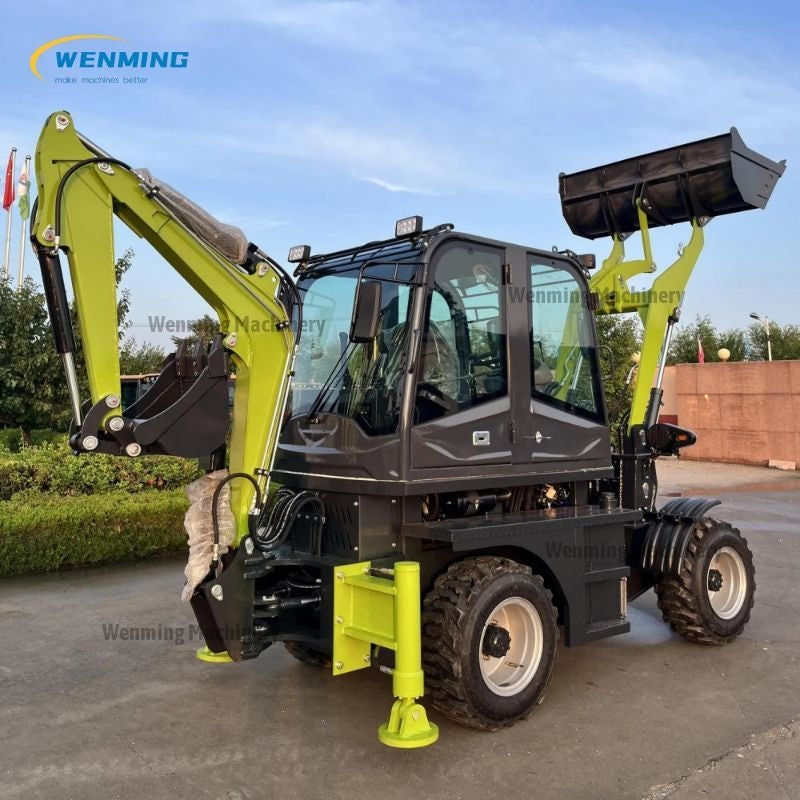 small backhoe loader