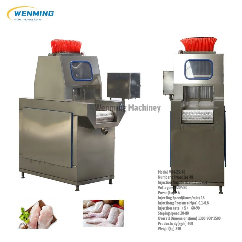 48needle-saline-brine-injector-machine