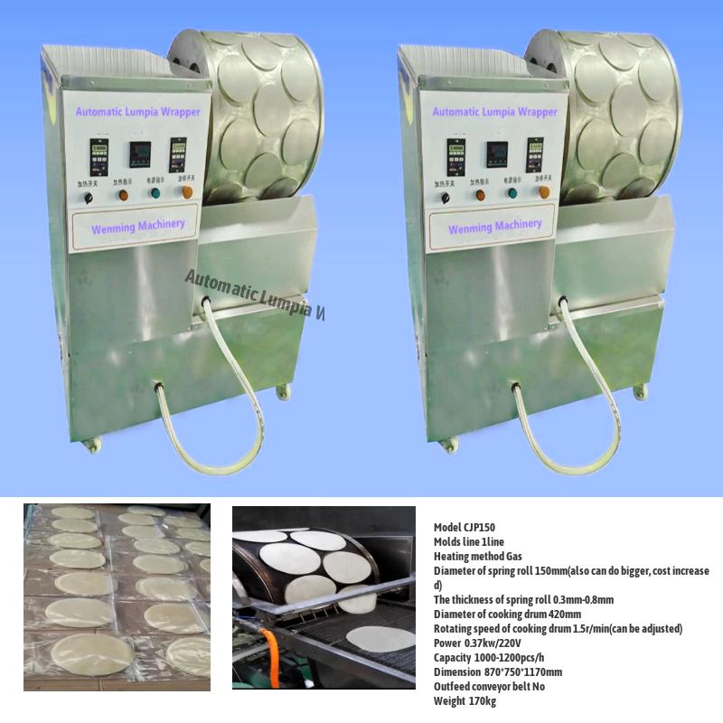 Automatic crepe making machine