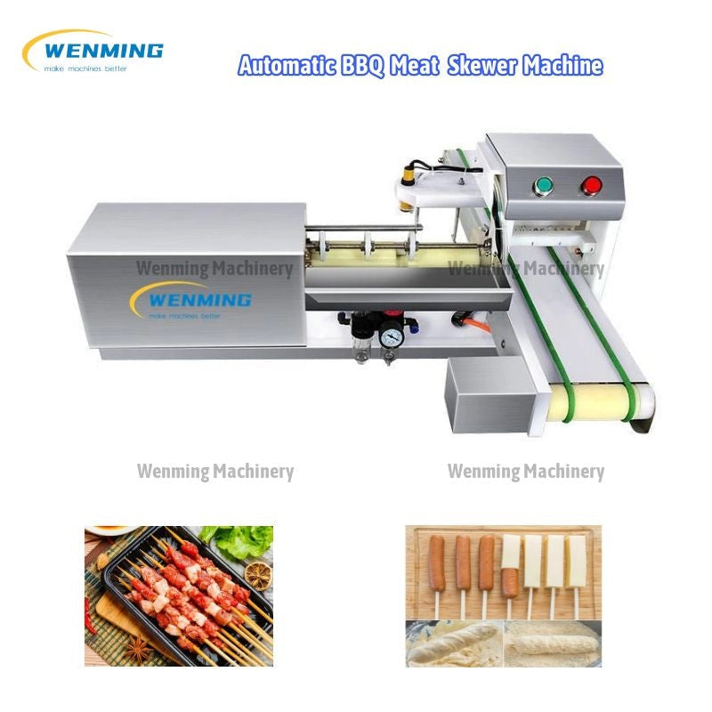 Rods Skewer Sausage Skewer Machine