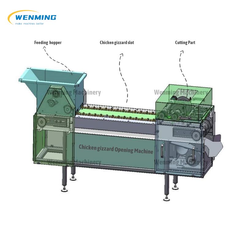 Chicken Gizzard Opening Machine