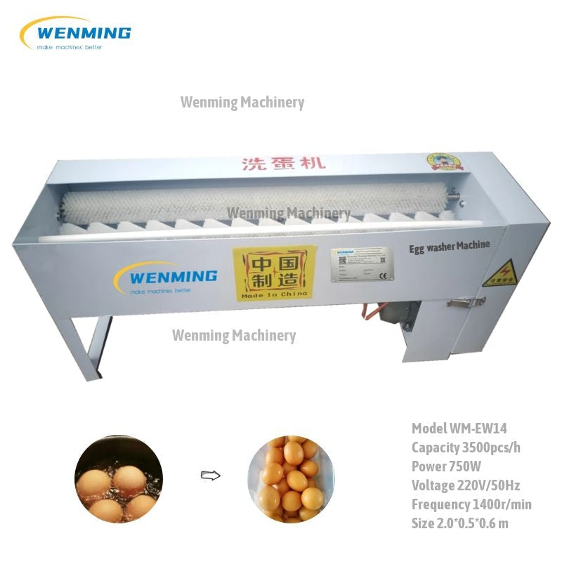 Small Scale Egg Washing Machine