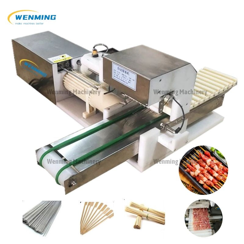 Meat-Skewer-Stringing-Machine