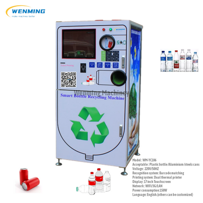 Aluminum Can Recycling Vending Machine