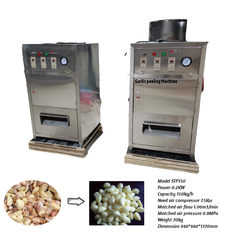 Garlic Skin Remover Machine