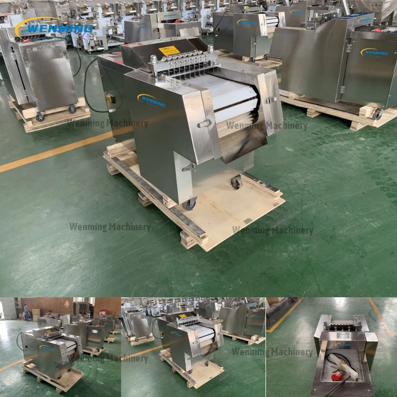 High Capacity Industrial Fresh Frozen Meat Cutter Meat Cube Cutting Machine  Meat Dicer Machine For Sale