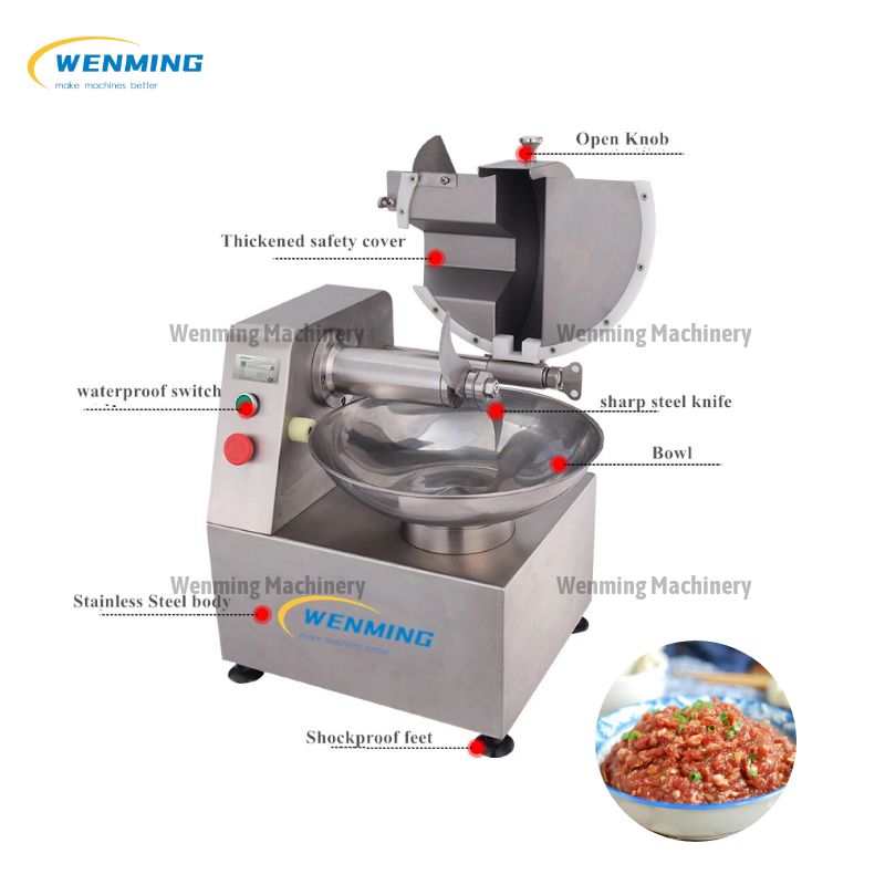 Small Meat Bowl Cutter Machine 5L 10L 20L