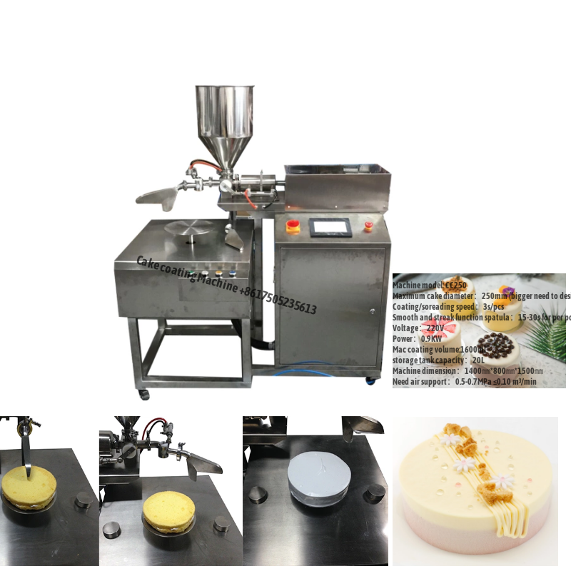 Automatic Birthday Cake Spreading coating Machine – WM machinery