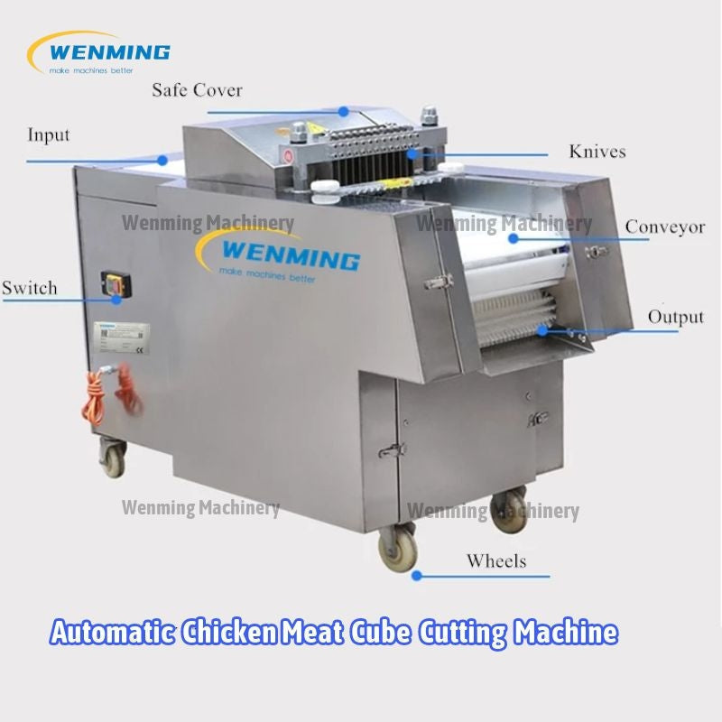 Chicken Breast Cube Cutter Electric Meat Cube Cutter Machine – WM machinery