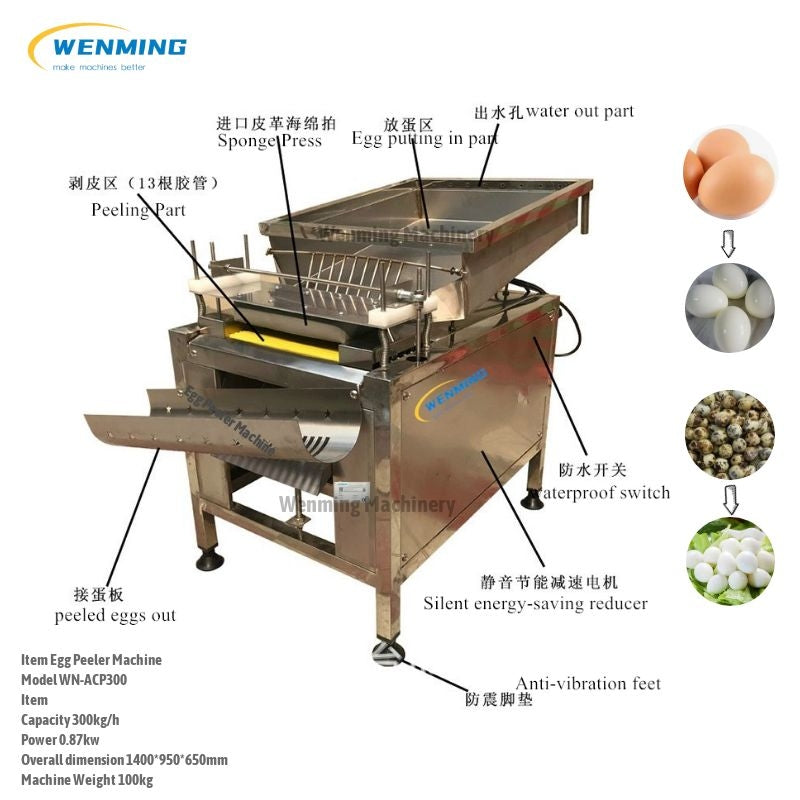 Quail Egg peeler machine