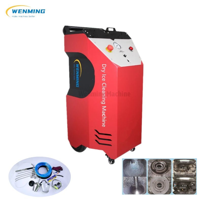 Dry Ice Cleaner Blaster Blasting Machine for Car Engine Carbon Deposit  Cleaning