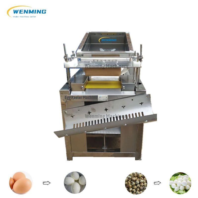 Egg Boiling and Peeling Machine