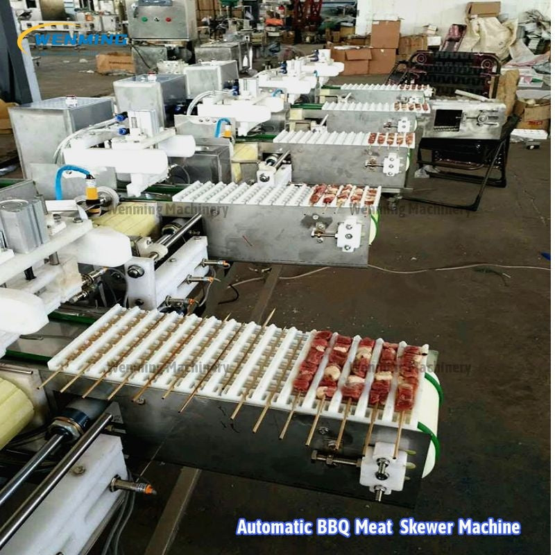 Meat Kebab Skewing Machine