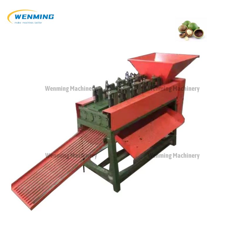 Macadamia peeling machine