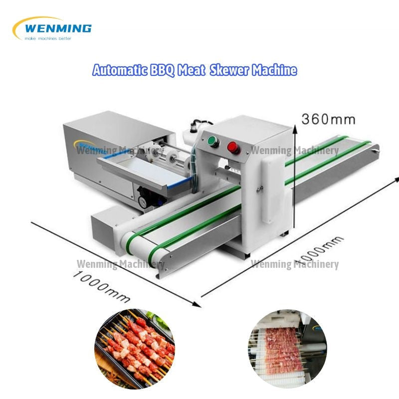 Meat Kebab Skewing Machine