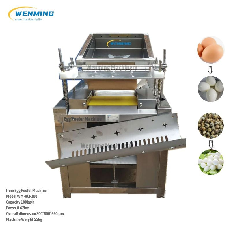 VEVOR Electric Quail Egg Peeler Machine 18 Watt 50 kg per Hour Semi-Automatic Stainless Steel Commercial Quail Egg Sheller